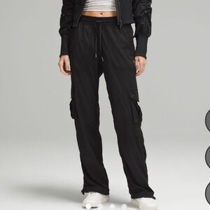 lululemon athletica Black Cargo Track Pants